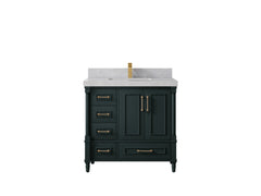 Aberdeen 36 in. W x 22 in. D Center Sink Bathroom Vanity - photo 28