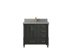Aberdeen 36 in. W x 22 in. D Center Sink Bathroom Vanity - photo 20