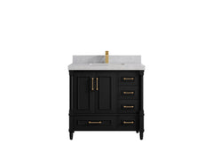 Aberdeen 36 in. W x 22 in. D Center Sink Bathroom Vanity - photo 32