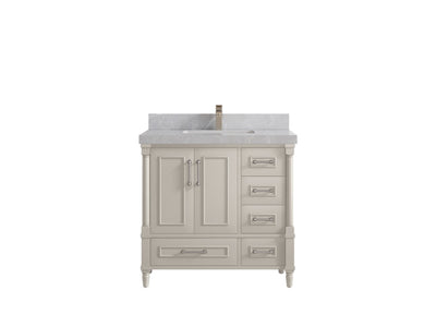 Aberdeen 36 in. W x 22 in. D Center Sink Bathroom Vanity - Willow Bath and Vanity