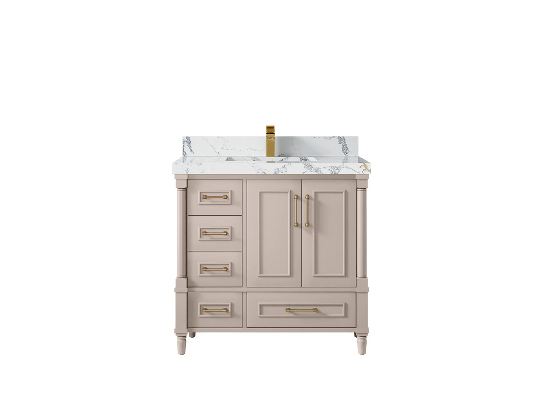 Aberdeen 36 in. W x 22 in. D Center Sink Bathroom Vanity - Willow Bath and Vanity