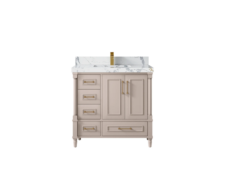 Aberdeen 36 in. W x 22 in. D Center Sink Bathroom Vanity - photo 21