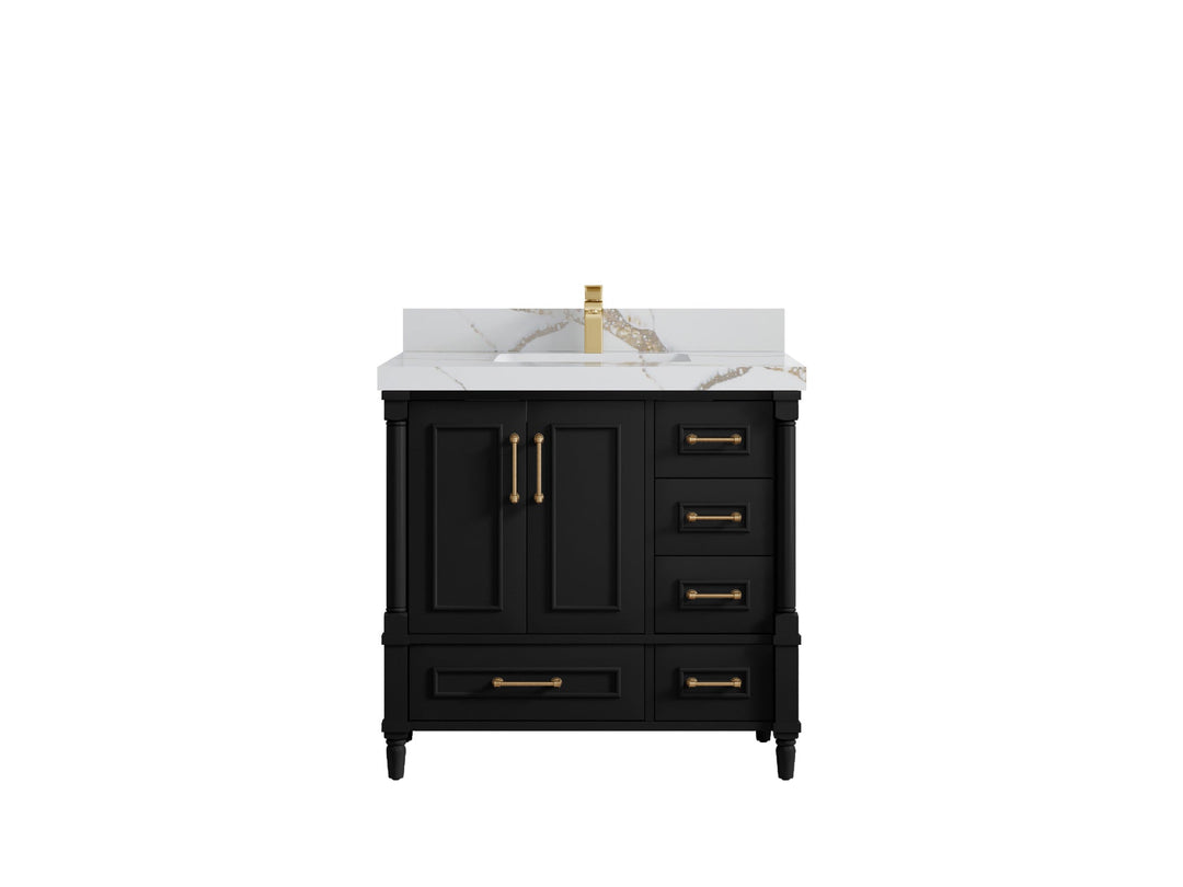 Aberdeen 36 in. W x 22 in. D Center Sink Bathroom Vanity - Willow Bath and Vanity