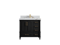 Aberdeen 36 in. W x 22 in. D Center Sink Bathroom Vanity - photo 10