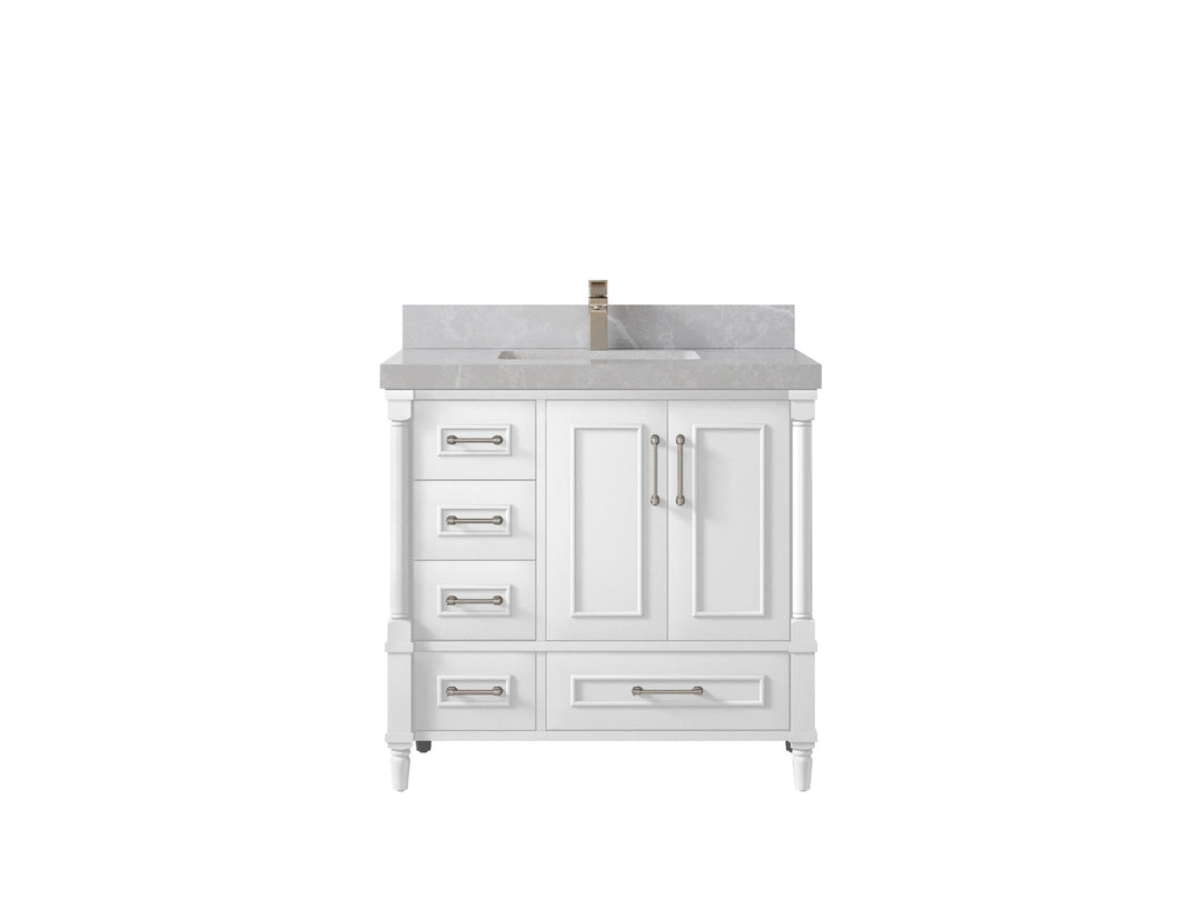 Aberdeen 36 in. W x 22 in. D Center Sink Bathroom vanity - Willow Bath and Vanity