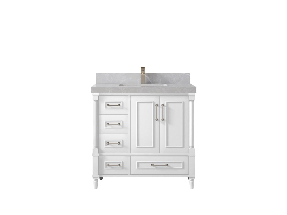 Aberdeen 36 in. W x 22 in. D Center Sink Bathroom vanity - Willow Bath and Vanity