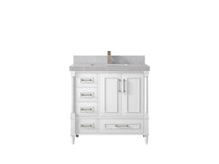 Aberdeen 36 in. W x 22 in. D Center Sink Bathroom Vanity - photo 30