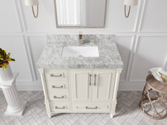 Aberdeen 36 in. W x 22 in. D Center Sink Bathroom Vanity - photo 7