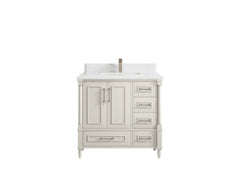 Aberdeen 36 in. W x 22 in. D Center Sink Bathroom Vanity - photo 26