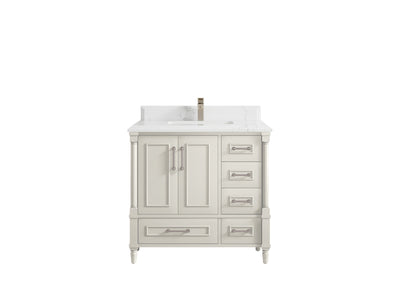Aberdeen 36 in. W x 22 in. D Center Sink Bathroom Vanity - Willow Bath and Vanity