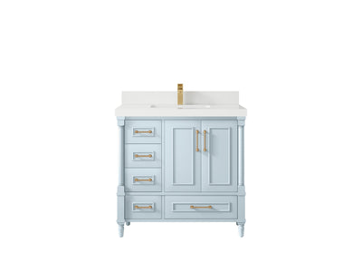 Aberdeen 36 in. W x 22 in. D Center Sink Bathroom vanity - Willow Bath and Vanity