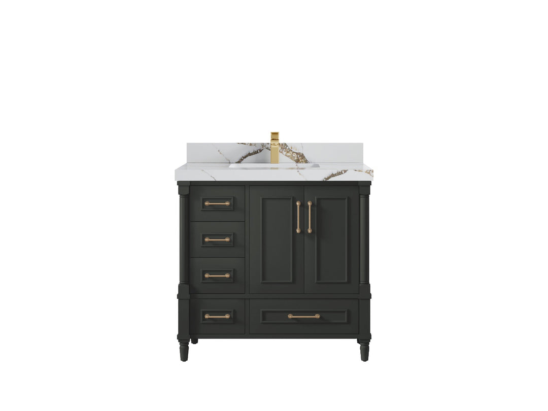 Aberdeen 36 in. W x 22 in. D Center Sink Bathroom Vanity - Willow Bath and Vanity
