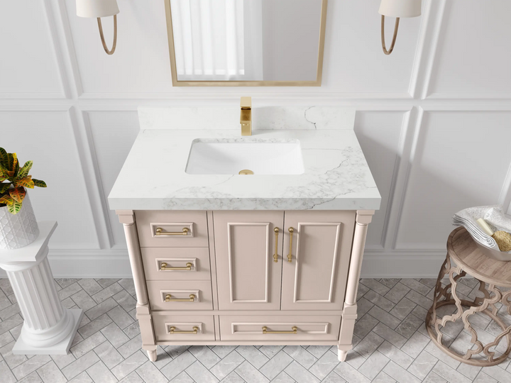 Aberdeen 36 in. W x 22 in. D Center Sink Bathroom Vanity - photo 18