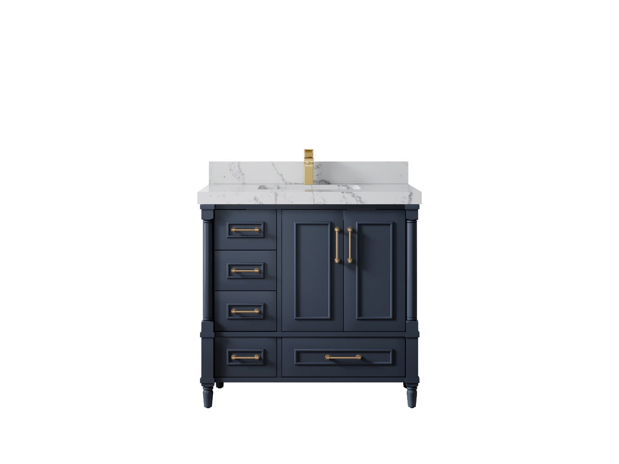 Aberdeen 36 in. W x 22 in. D Center Sink Bathroom Vanity - Willow Bath and Vanity