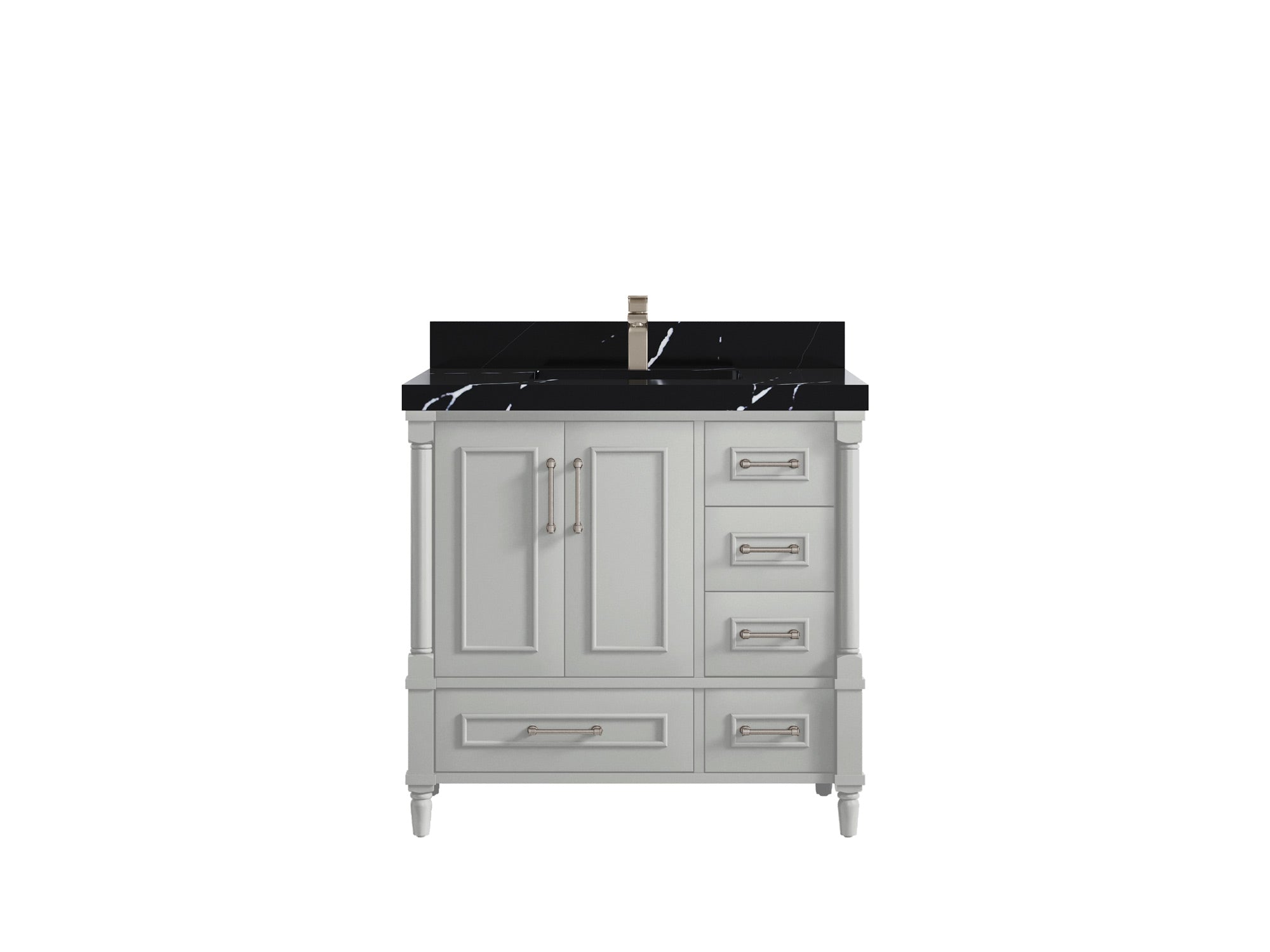 Aberdeen 36 in. W x 22 in. D Center Sink Bathroom Vanity - Willow Bath and Vanity