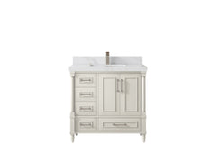 Aberdeen 36 in. W x 22 in. D Center Sink Bathroom Vanity - photo 22