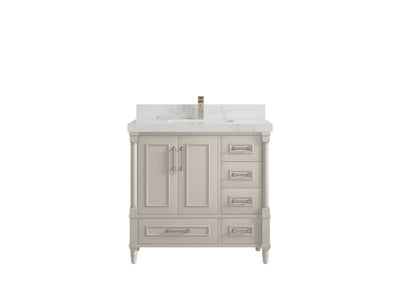 Aberdeen 36 in. W x 22 in. D Center Sink Bathroom Vanity - Willow Bath and Vanity