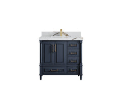 Aberdeen 36 in. W x 22 in. D Center Sink Bathroom Vanity - photo 10
