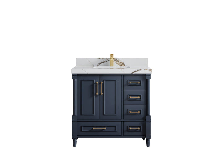 Aberdeen 36 in. W x 22 in. D Center Sink Bathroom Vanity - photo 10