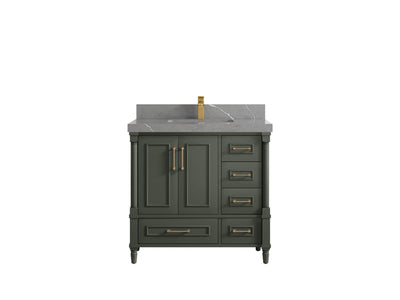 Aberdeen 36 in. W x 22 in. D Center Sink Bathroom Vanity - Willow Bath and Vanity