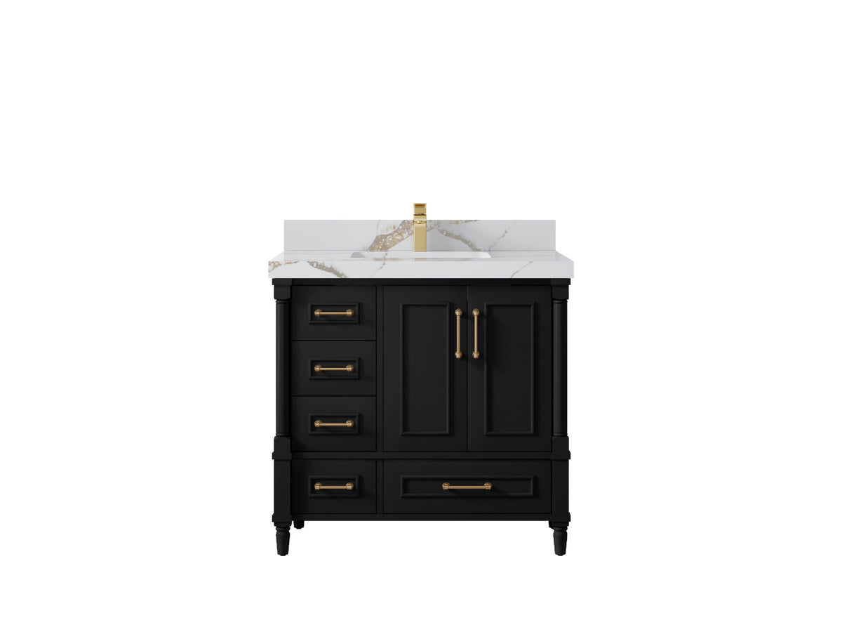 Aberdeen 36 in. W x 22 in. D Center Sink Bathroom vanity - Willow Bath and Vanity