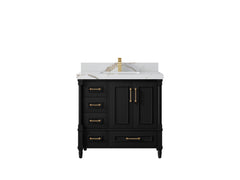 Aberdeen 36 in. W x 22 in. D Center Sink Bathroom Vanity - photo 12