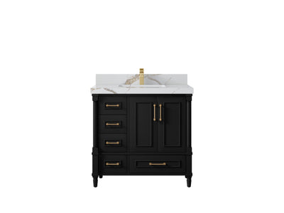 Aberdeen 36 in. W x 22 in. D Center Sink Bathroom vanity - Willow Bath and Vanity