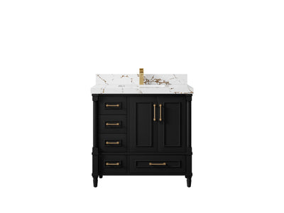 Aberdeen 36 in. W x 22 in. D Center Sink Bathroom vanity - Willow Bath and Vanity