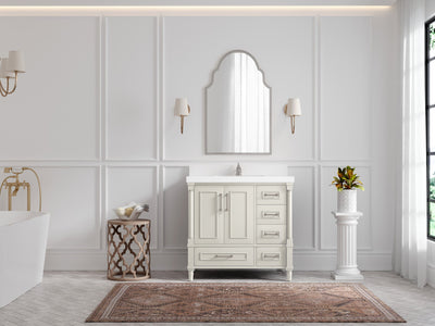 Aberdeen 36 in. W x 22 in. D Center Sink Bathroom Vanity - Willow Bath and Vanity