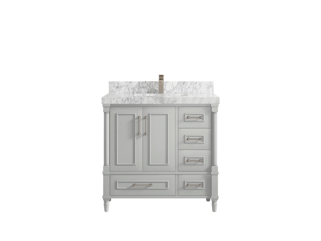 Aberdeen 36 in. W x 22 in. D Center Sink Bathroom Vanity - Willow Bath and Vanity