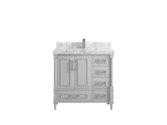Aberdeen 36 in. W x 22 in. D Center Sink Bathroom Vanity - photo 18