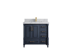 Aberdeen 36 in. W x 22 in. D Center Sink Bathroom Vanity - photo 39