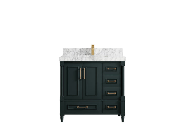 Aberdeen 36 in. W x 22 in. D Center Sink Bathroom Vanity - photo 16