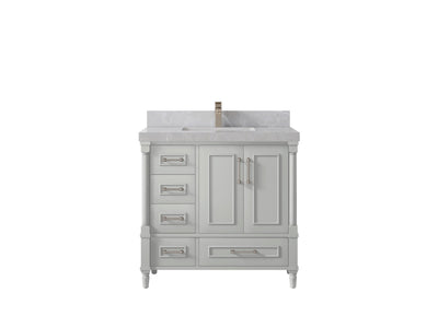 Aberdeen 36 in. W x 22 in. D Center Sink Bathroom Vanity - Willow Bath and Vanity