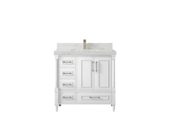Aberdeen 36 in. W x 22 in. D Center Sink Bathroom Vanity - photo 14