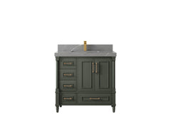 Aberdeen 36 in. W x 22 in. D Center Sink Bathroom Vanity - photo 32