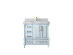 Aberdeen 36 in. W x 22 in. D Center Sink Bathroom vanity - photo 38