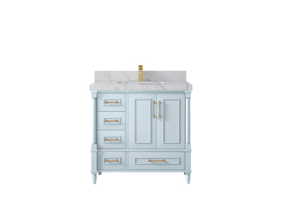 Aberdeen 36 in. W x 22 in. D Center Sink Bathroom vanity - Willow Bath and Vanity