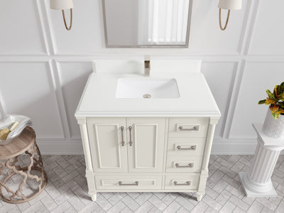 Aberdeen 36 in. W x 22 in. D Center Sink Bathroom Vanity - Willow Bath and Vanity