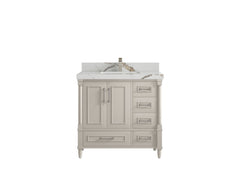 Aberdeen 36 in. W x 22 in. D Center Sink Bathroom Vanity - photo 12