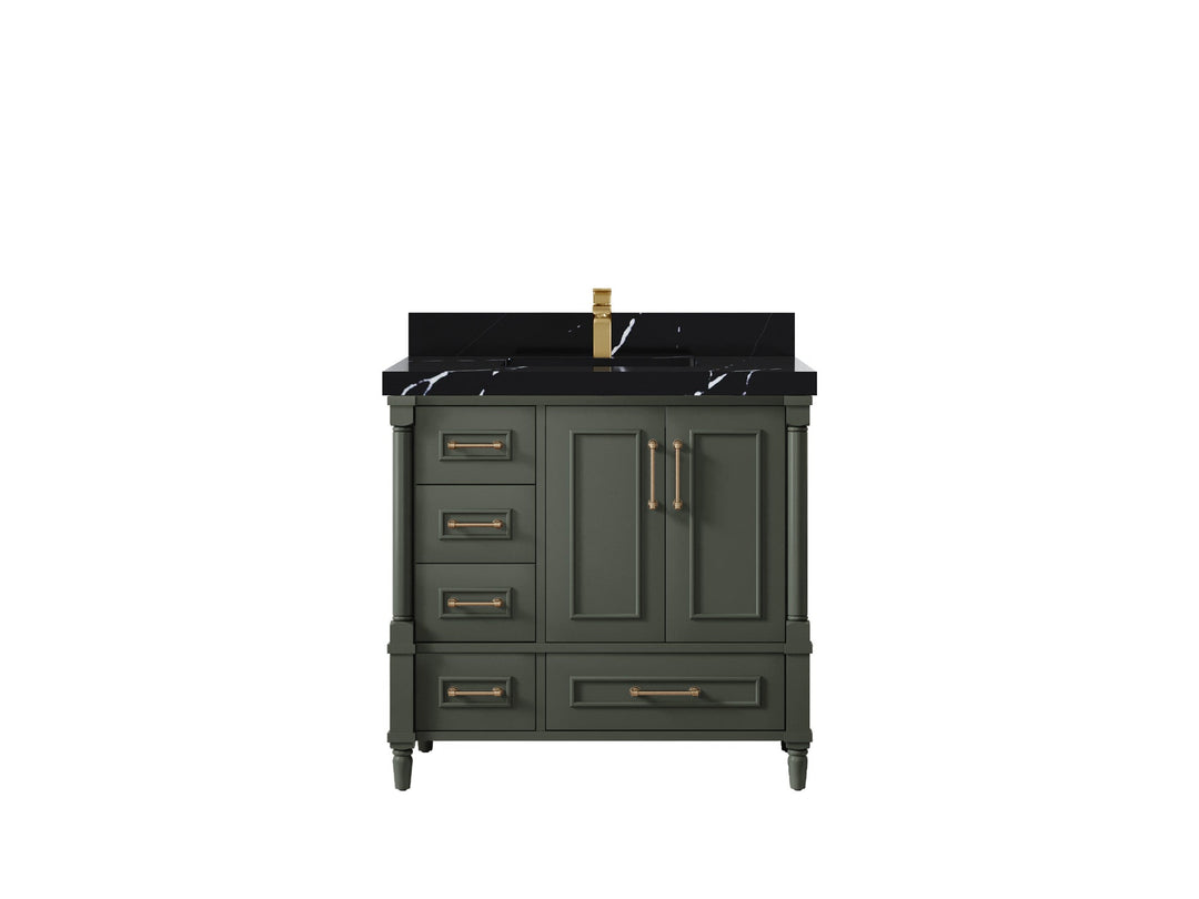 Aberdeen 36 in. W x 22 in. D Center Sink Bathroom vanity - Willow Bath and Vanity