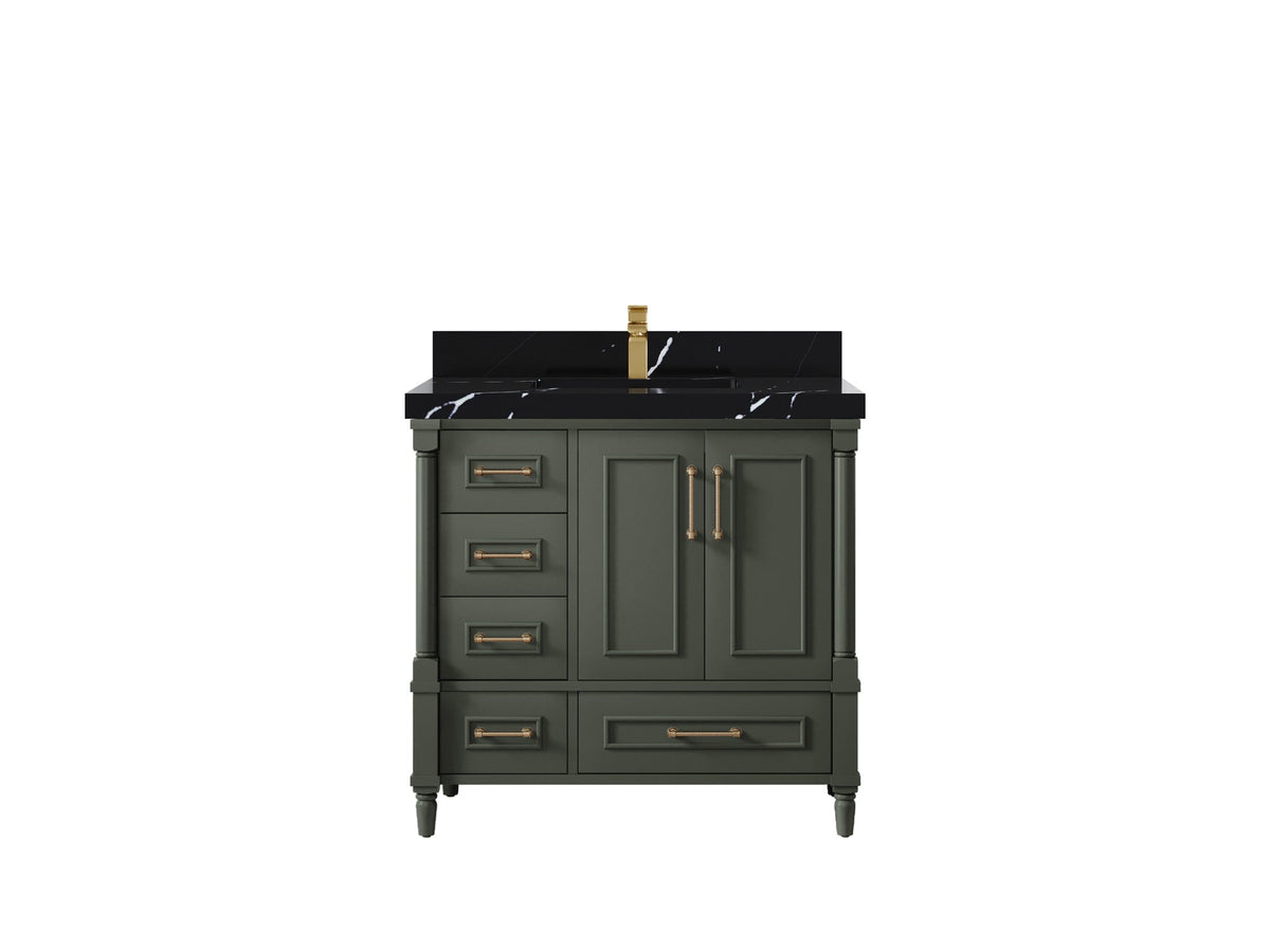 Aberdeen 36 in. W x 22 in. D Center Sink Bathroom vanity - Willow Bath and Vanity