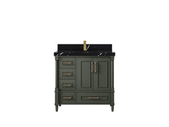 Aberdeen 36 in. W x 22 in. D Center Sink Bathroom Vanity - photo 8