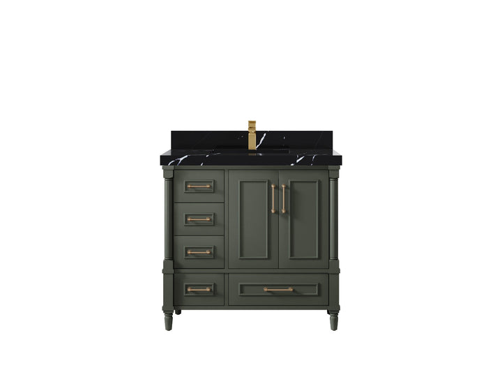 Aberdeen 36 in. W x 22 in. D Center Sink Bathroom vanity - photo 8