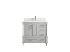 Aberdeen 36 in. W x 22 in. D Center Sink Bathroom Vanity - photo 24