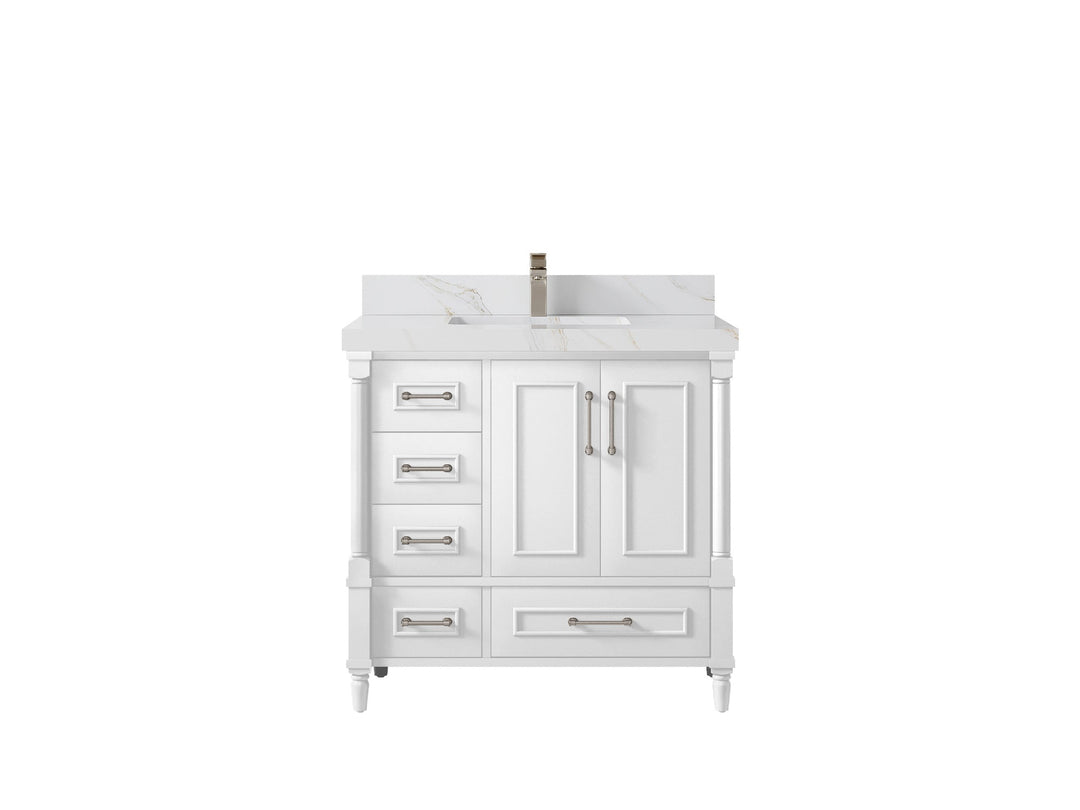 Aberdeen 36 in. W x 22 in. D Center Sink Bathroom vanity - Willow Bath and Vanity