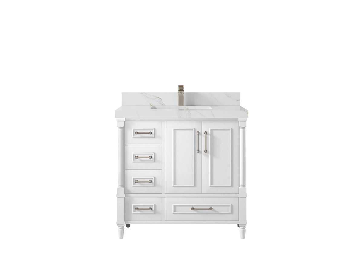 Aberdeen 36 in. W x 22 in. D Center Sink Bathroom vanity - Willow Bath and Vanity