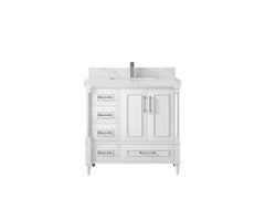 Aberdeen 36 in. W x 22 in. D Center Sink Bathroom Vanity - photo 16