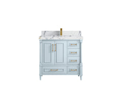 Aberdeen 36 in. W x 22 in. D Center Sink Bathroom Vanity - photo 16