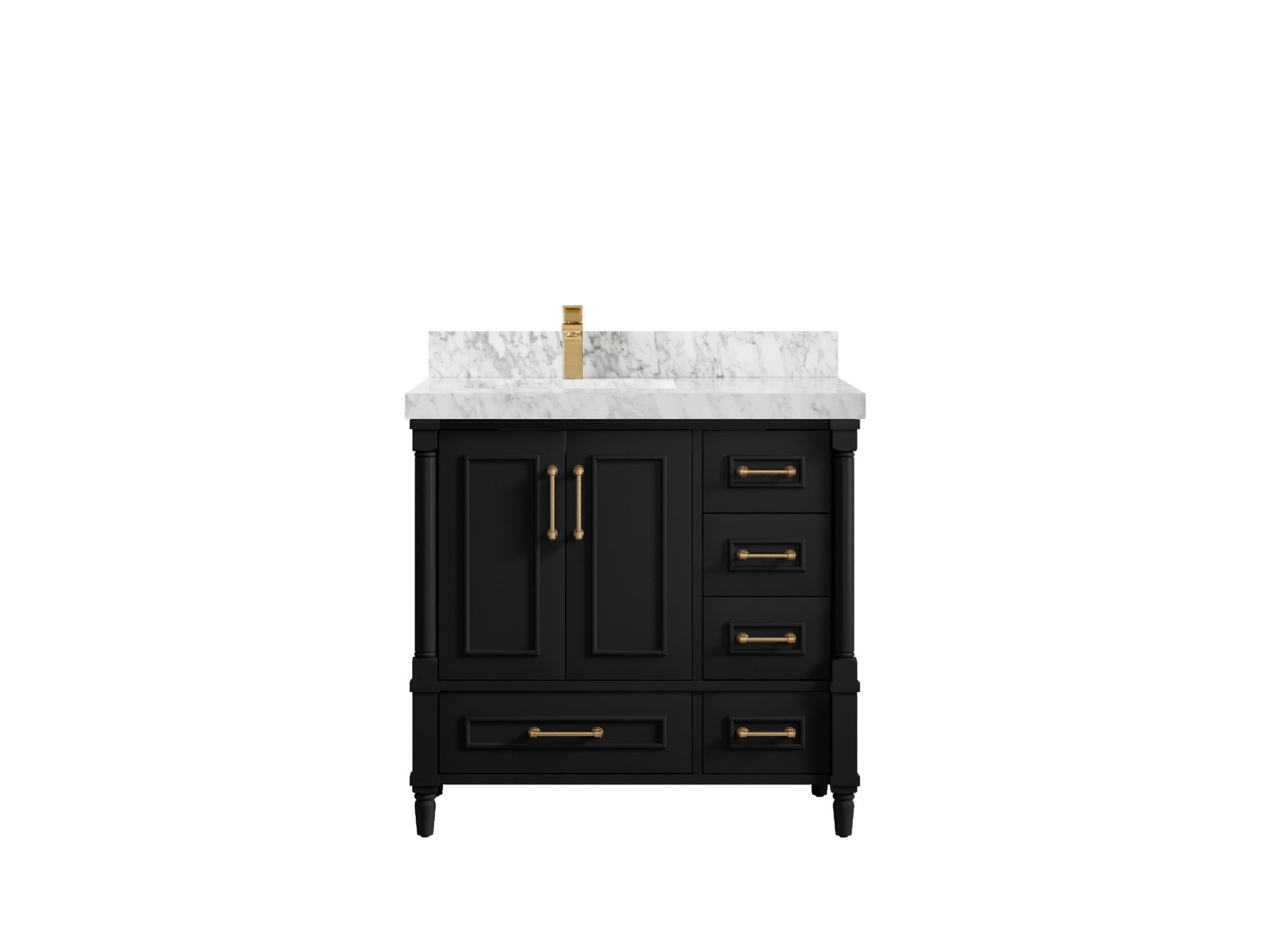 Aberdeen 36 in. W x 22 in. D Left Offset Sink Bathroom Vanity - Willow Bath and Vanity